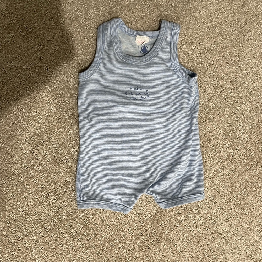 Petit Bateau sleeveless romper